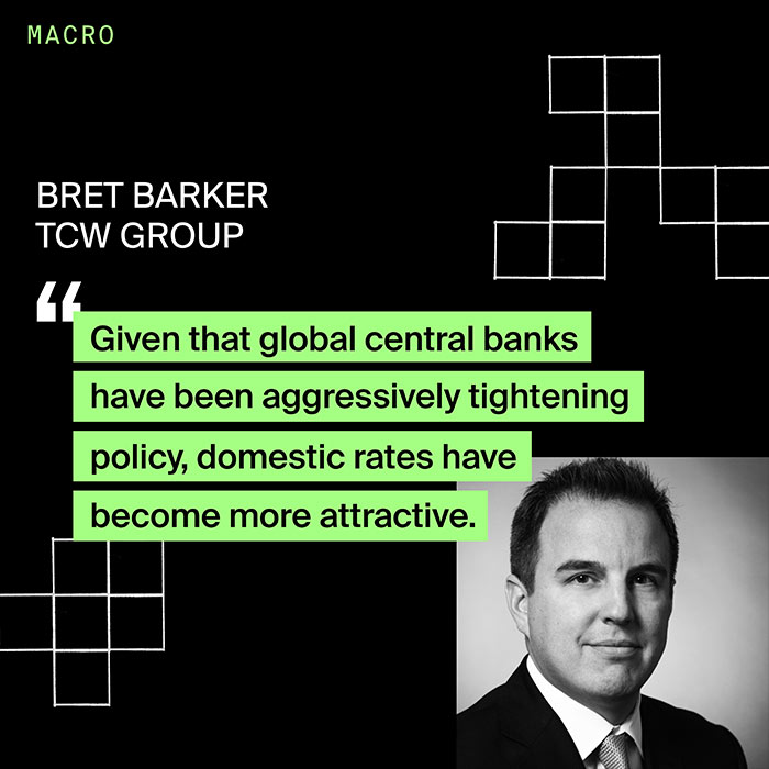 Bret Barker - Treasurys are seeing increased competition for non-U.S.