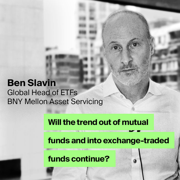 Ben Slavin - Mutual funds have been losing ground against exchange-traded funds