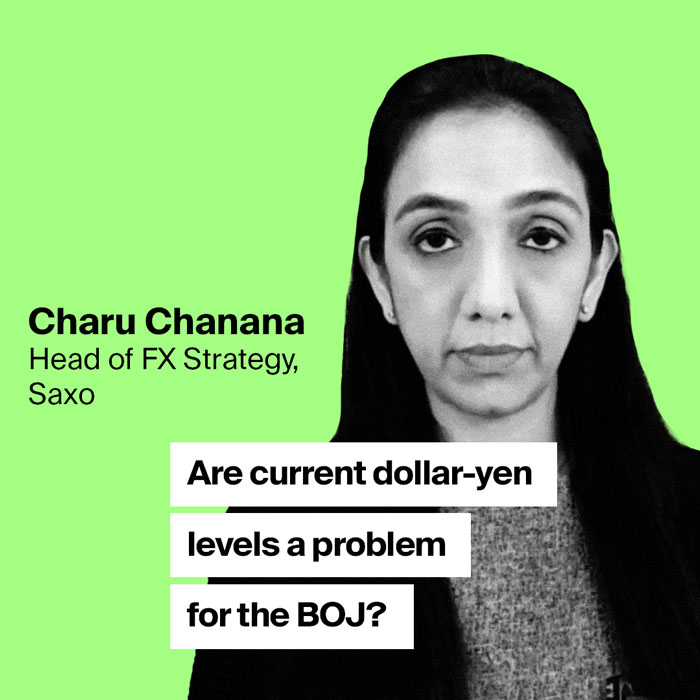AerialView - Charu Chanana Are current dollar-yen levels a problem for the BOJ?
