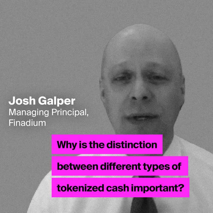 Josh Galper - tokenized cash