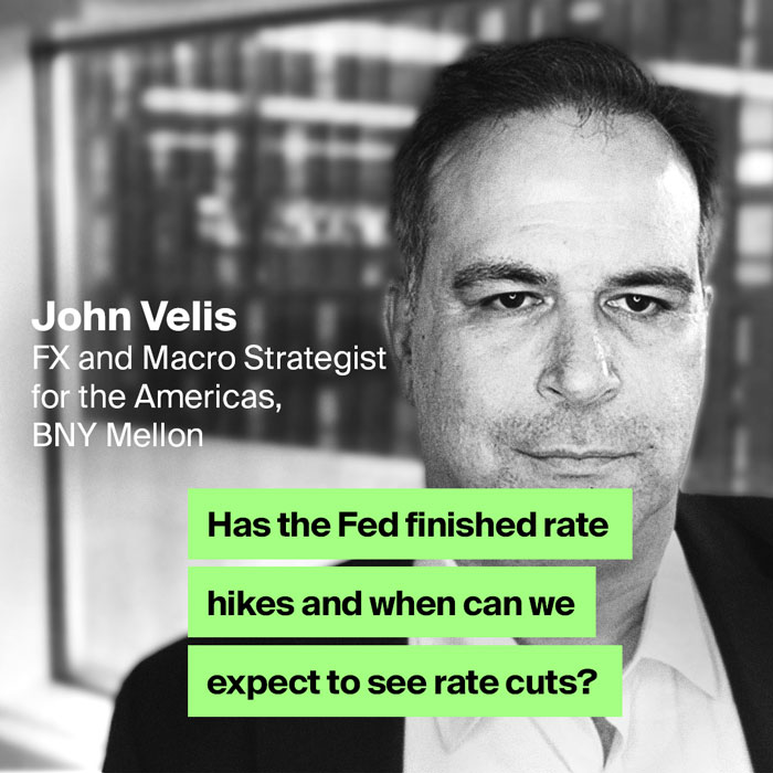 John Velis - BNY Mellon’s John Velis thinks the #FederalReserve