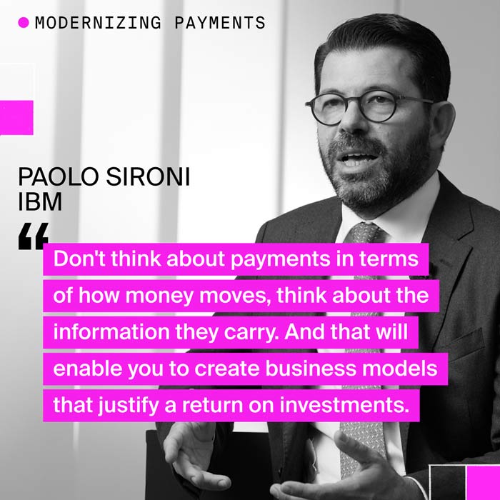 Paolo Sironi - changing payments