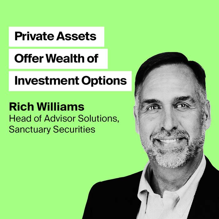 AerialView - Rich Williams Private Assets Offer Wealth of Investment Options