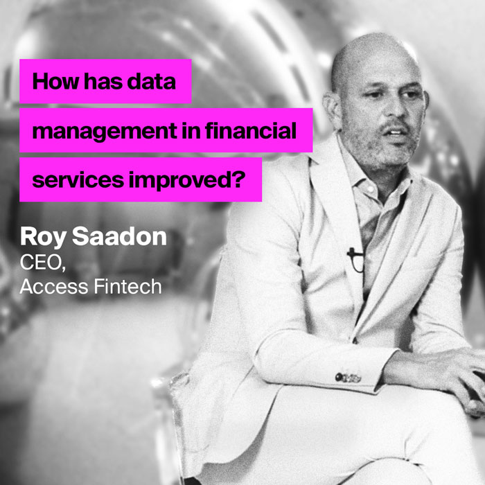 Roy Saadon - Do financial services companies need to do a better job